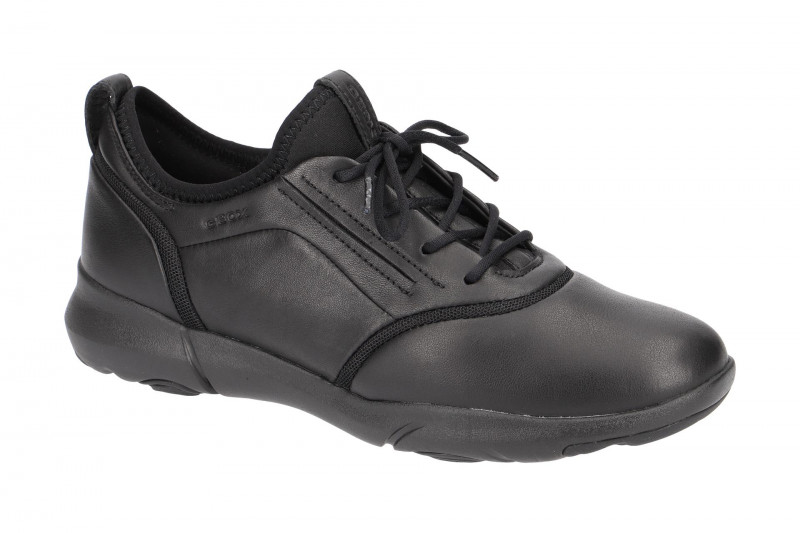 Geox Nebula Schuhe schwarz Damen Schnürer