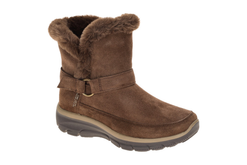 Skechers Easy Going Stiefel dunkelbraun Schlupf Boot