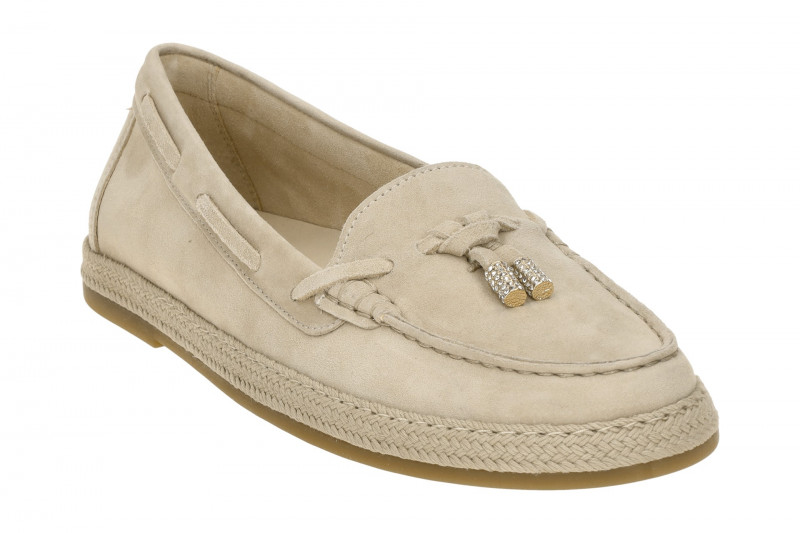 Gabor Slipper Mokassin beige Bootsschuh 85.223.12