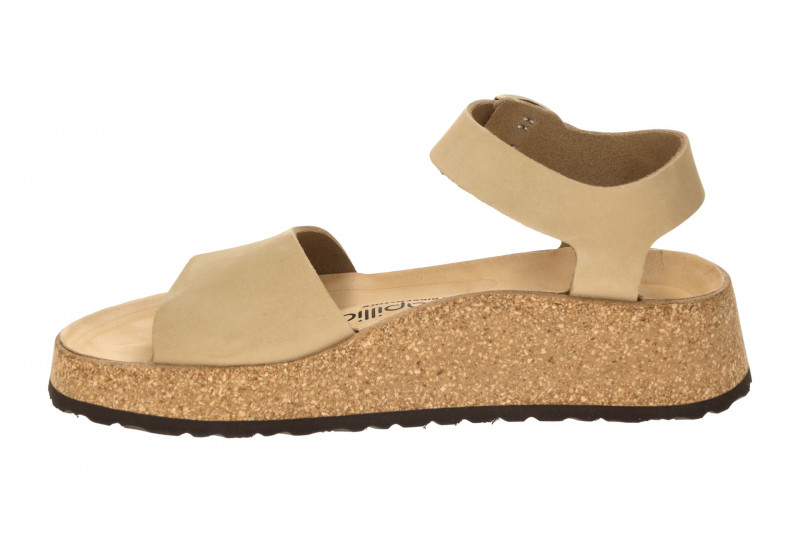 Birkenstock papillio Glenda Keil Sandale beige Schmal 1022966