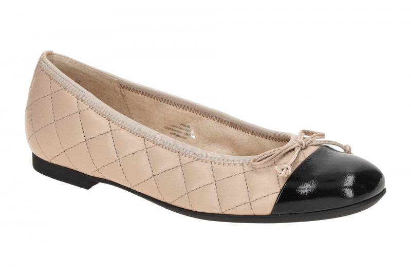 Gabor comfort Ballerina rosa schwarz gesteppt 62.612.21