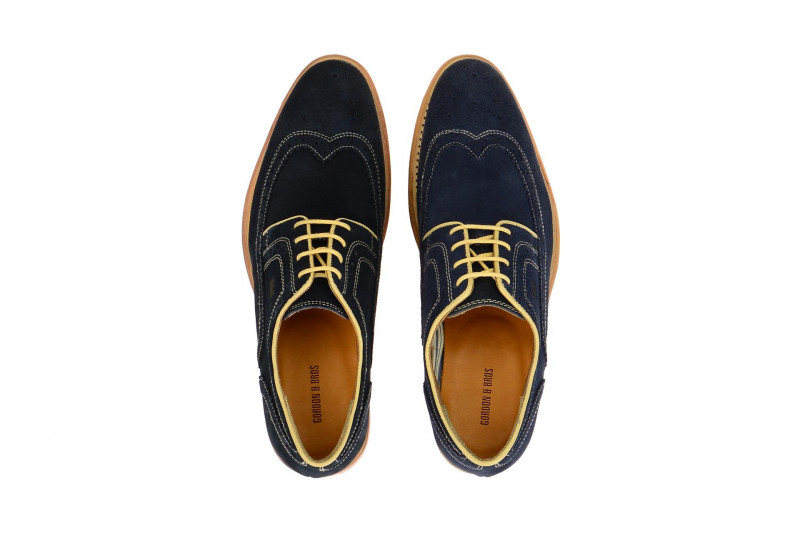 Gordon & Bros Schuhe Ron blau Rauhleder S160751