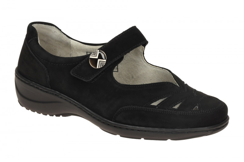 Waldläufer Kya Mary-Jane Schuhe schwarz K-Weite 607309
