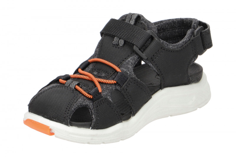 Ecco X-Trinsic Kinder Sandale schwarz wassertauglich
