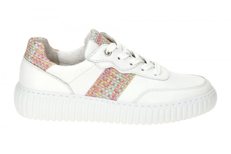 Gabor Comfort Sneakers weiß bunt H-Weite 66.425.59