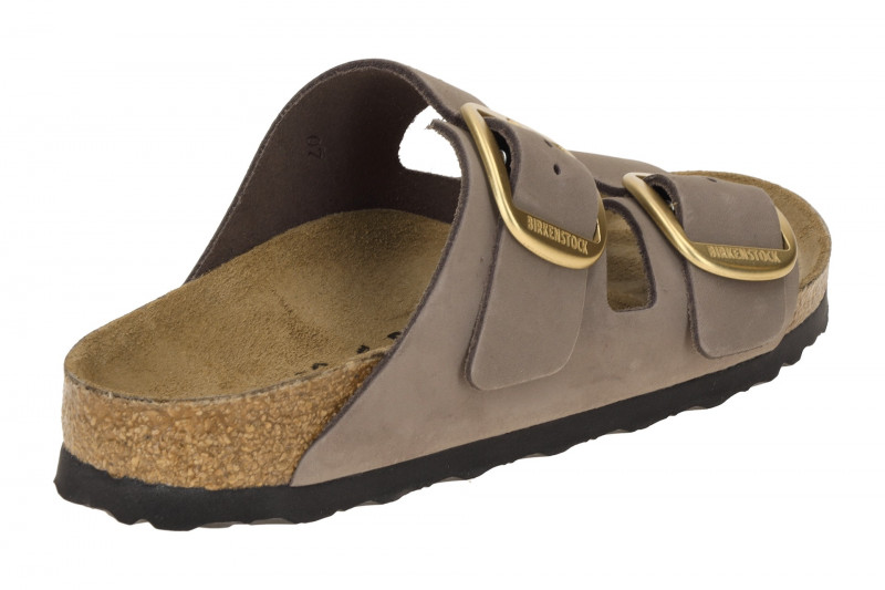 Birkenstock Arizona Big Buckle Pantolette lila Nubuck SCHMAL 1030528