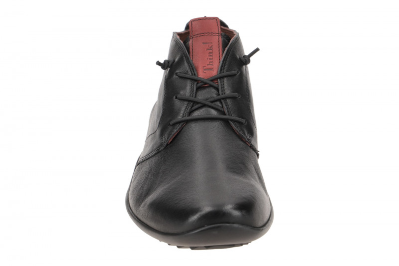 Think Stone Schuhe Slipper schwarz rot 653