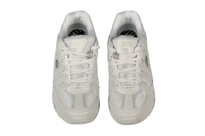 Skechers Shape ups Schuhe 12340/WSL weiß silber