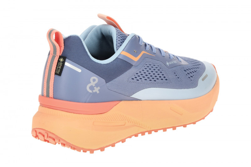 EXTR4 Kaizen Sport Sneaker blau orange Damen GORE-TEX 1205155