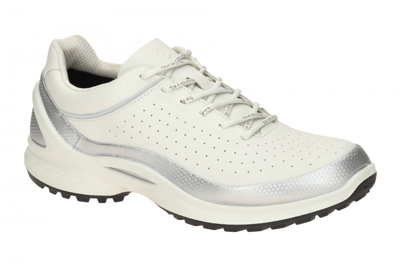 ecco Biom Energi Schuhe weiß silber Sneaker Waterproof