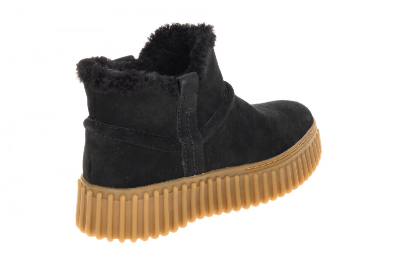 Clarks Torhill Warm Winter Schuhe schwarz Velour Stiefeletten 26320239