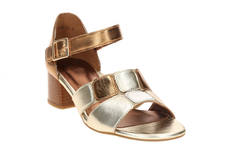 ARA Riva Sandaletten grau braun metallic 12-27606