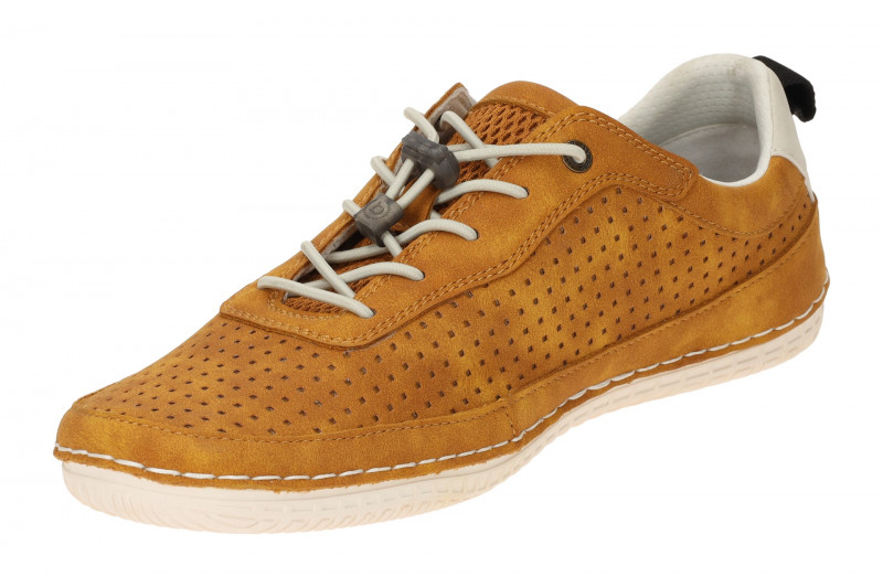 bugatti Bimini Schuhe Sneaker gelb Vegan AFF07