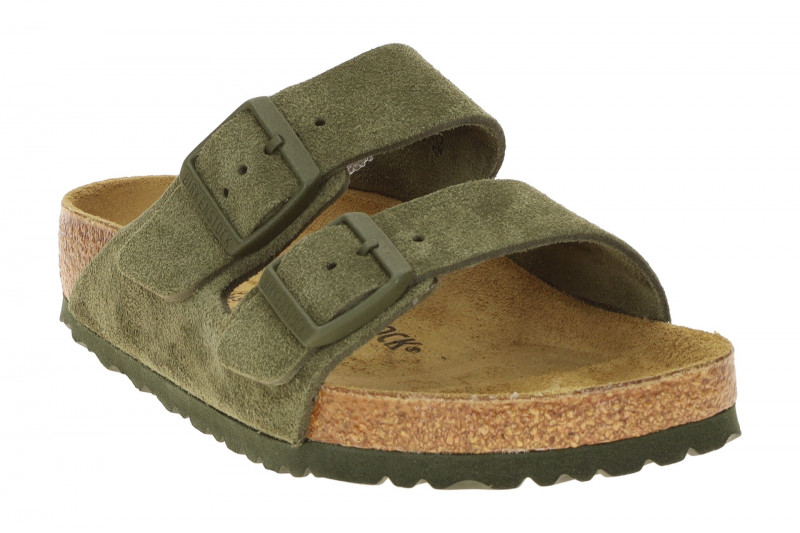 Birkenstock Arizona BS Pantolette grün thyme Normal Weit 1025657
