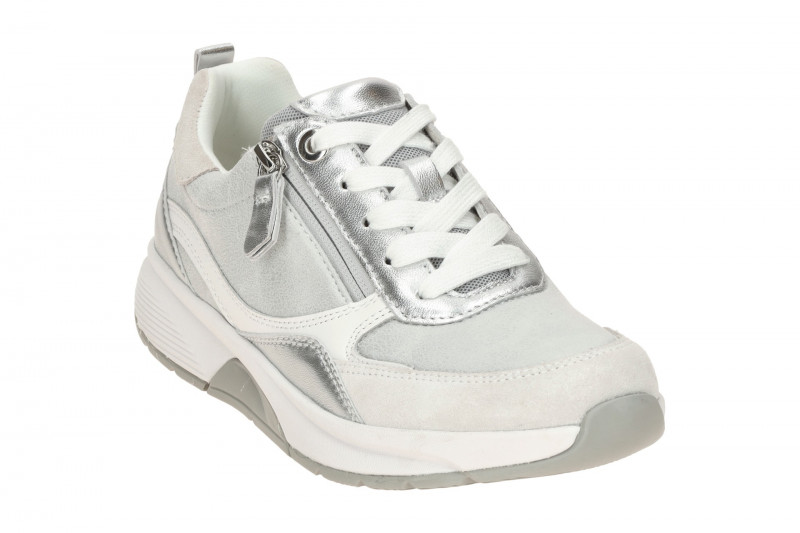 Gabor RollingSoft Schuhe weiß silber 86.877.62