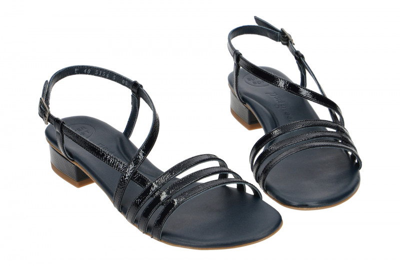 Paul Green Sandalette dunkelblau Lack 7621