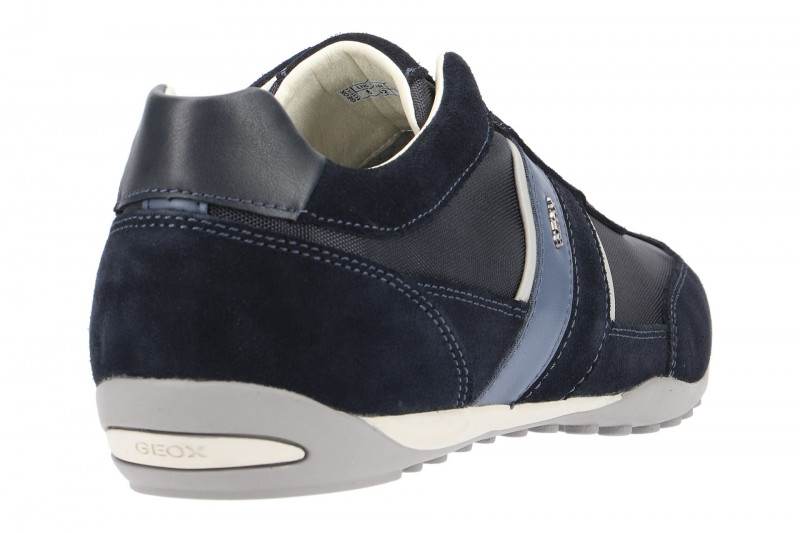 Geox Wells Schuhe Slipper blau weiß U82T5A