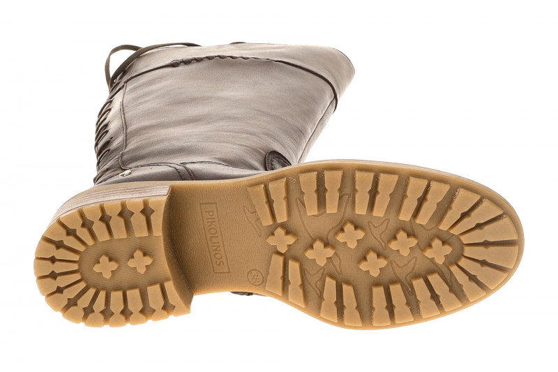 Pikolinos Medina Schaft Stiefel braun caoba Schaft-Schnürung