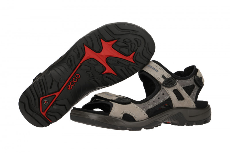 Ecco Offroad Herren Sandale grau