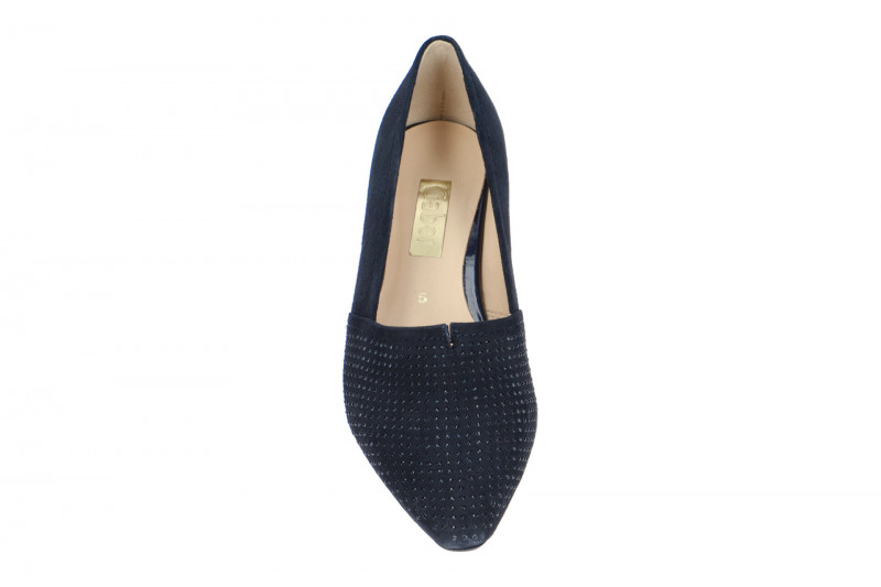 Gabor Pumps blau pazifik Samt 05.134.16
