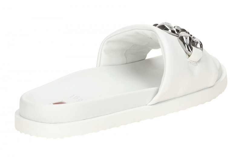 Högl Franka Pantolette weiß Kette 0810