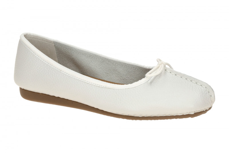Clarks Freckle Ballerinas weiß