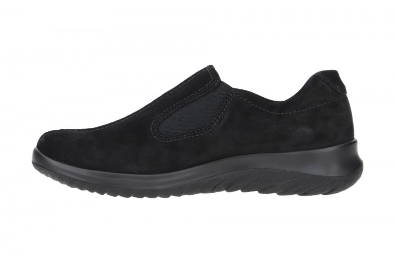 Legero Softboot Schuhe Slipper schwarz Velour Gore-Tex