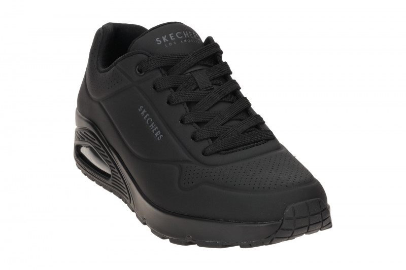 Skechers Uno Schuhe schwarz uni Herren Sneakers 52458