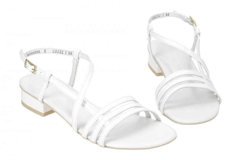 Paul Green Sandalette weiß Lack 7621