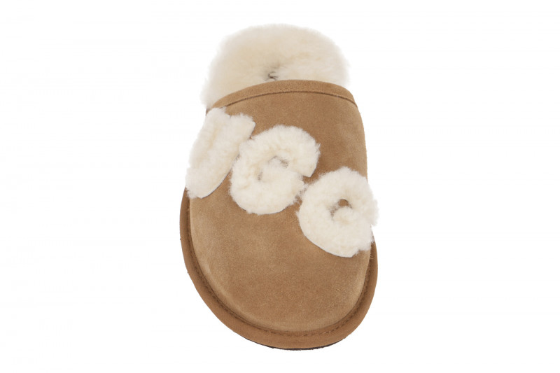 UGG Scuff Logo Hausschuhe braun 1123773