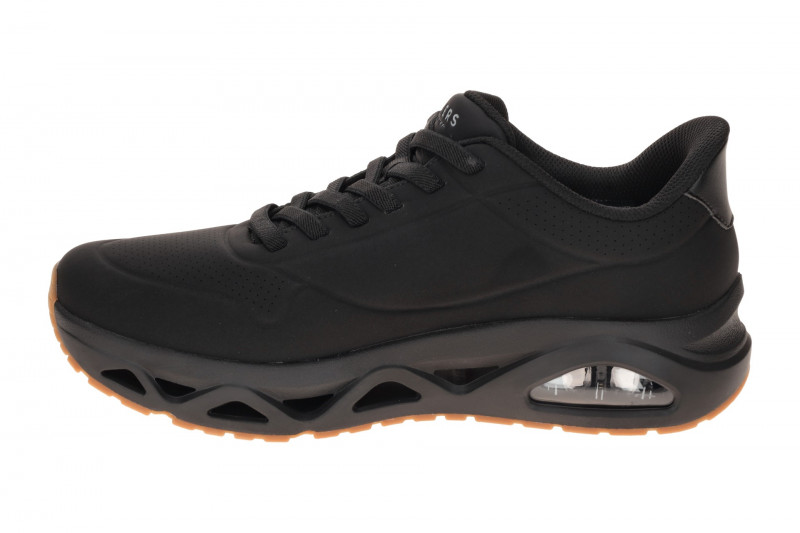 Skechers Uno Glide Step Schuhe Sneakers schwarz Herren Slip Ins 183420