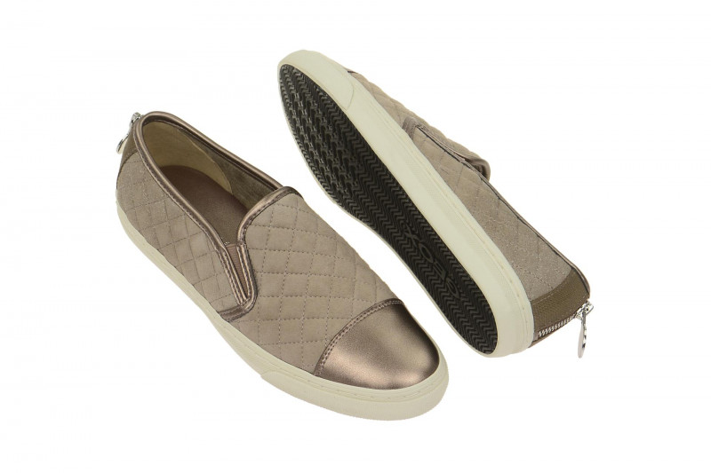 Geox New Club Slipper grau cream D5258C