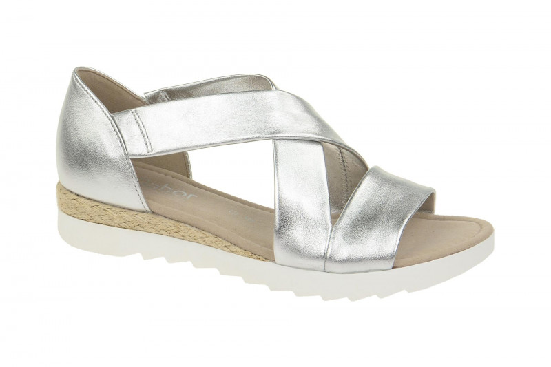 Gabor Sandale silber grau metallic 62.711.10