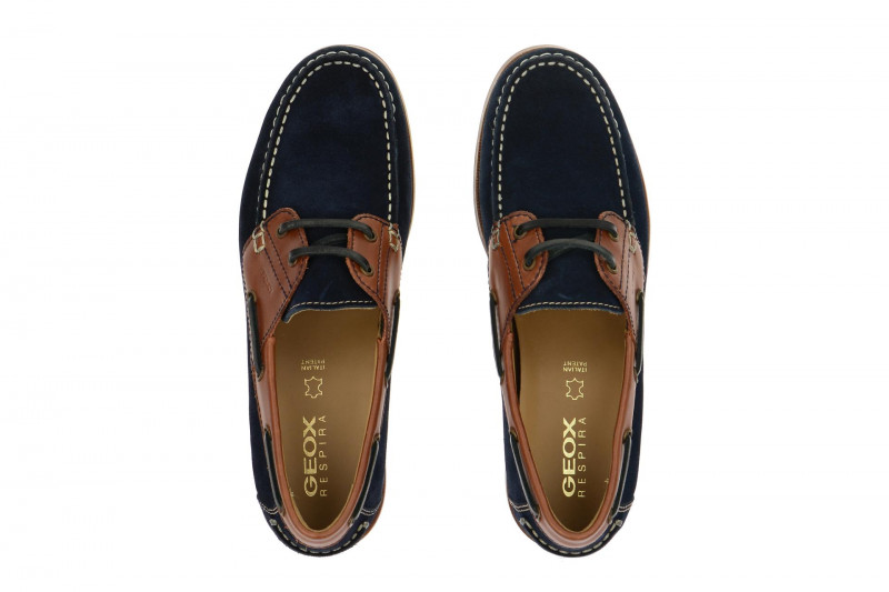 Geox Juarez Schuhe blau Wildleder U52A8A