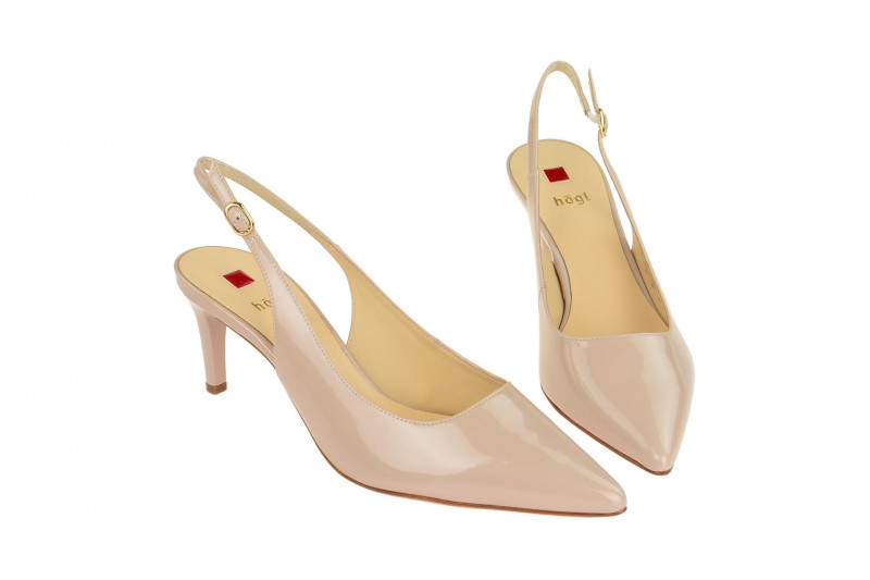 Högl Sling Pumps beige Lack 6805