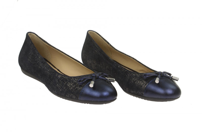 Geox Lola Ballerina blau silber - D93M4A