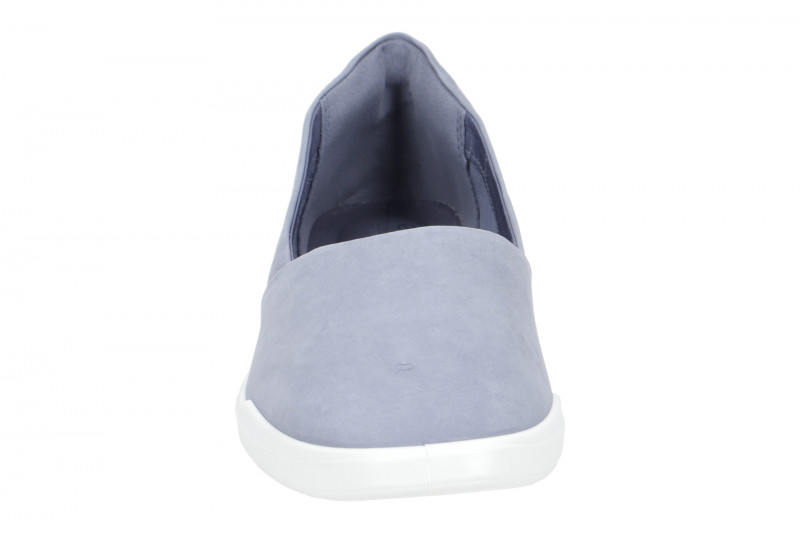 Ecco Simpil Schuhe Damen Slipper blau Nubuck 208603