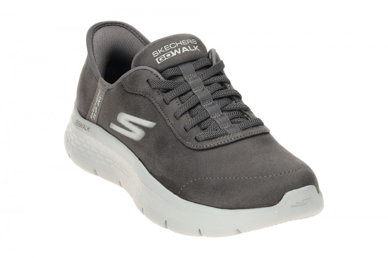 Skechers Go Walk Flex Schuhe grau Slip-Ins 124837