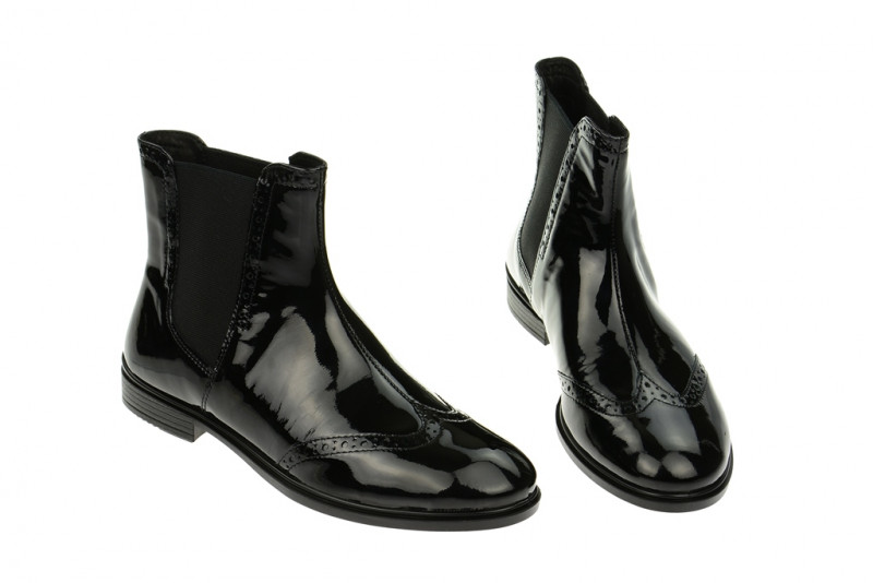 Ecco Touch 15 B Stiefelette schwarz Lack 26161304001