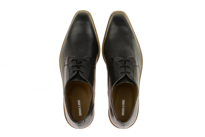 Gordon & Bros Schuhe Lorenzo schwarz perforiert S500311