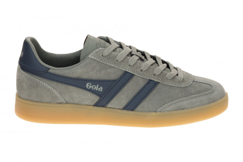 Gola Viper Schuhe Sneakers grau blau Herren Velour CMB735