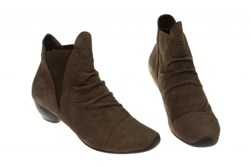Think Aida Stiefelette dunkelbraun Nubuck