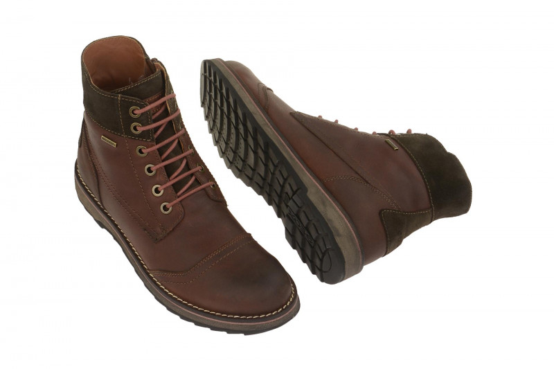 Geox Respira Shoovy A Männer Boots in braun - Amphibiox Stiefelette