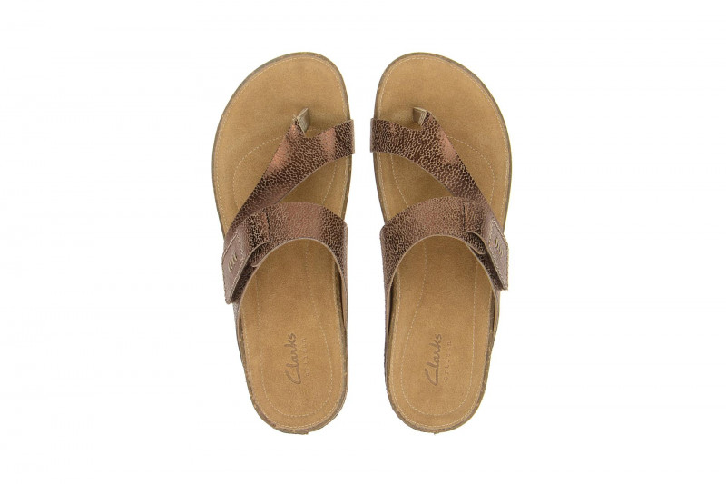 Clarks Perri Coast Pantolette bronze metallic 26105891