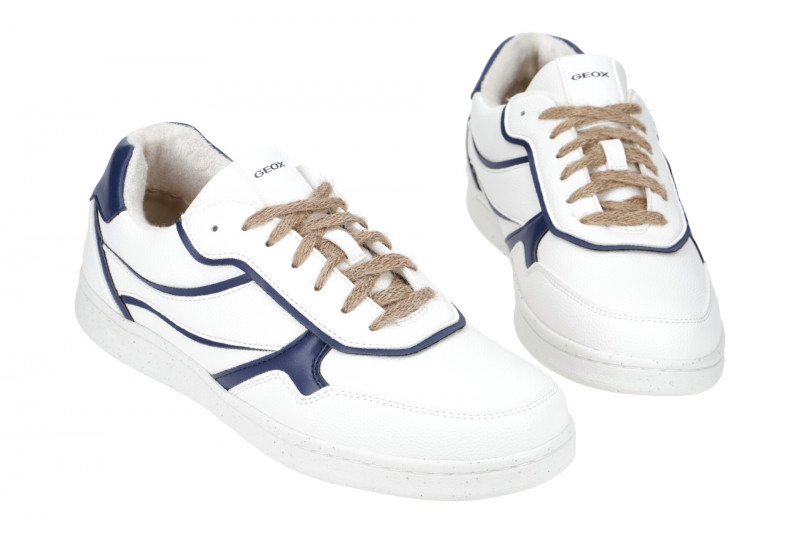 Geox Warrens Schuhe Sneaker weiß blau U260LA