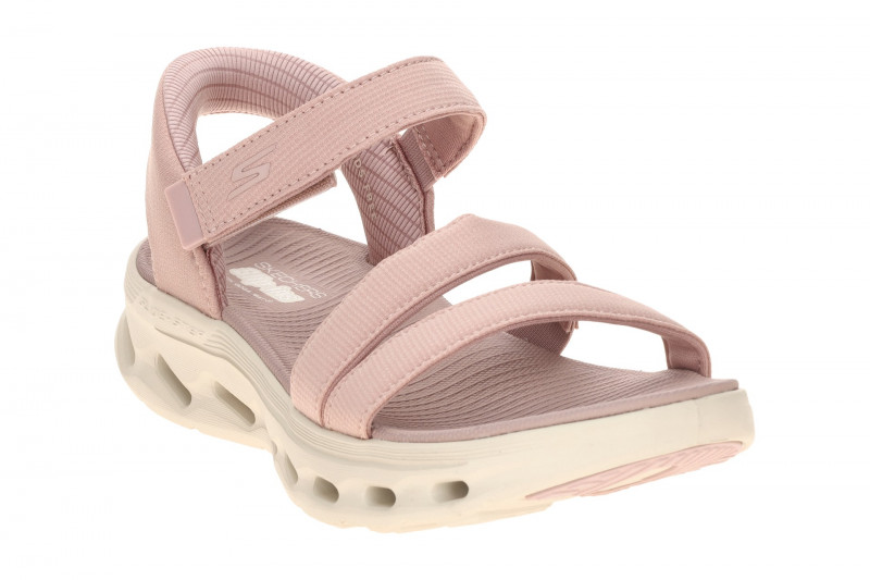 Skechers Sandalen Go Walk Gliede Step rosa Slip-Ins 141269