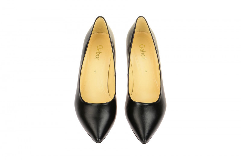 Gabor Pumps schwarz Glattleder 61.250.37