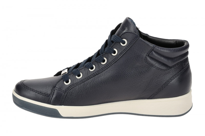 ARA Rom Schuhe blau Mid-Cut Sneaker 12-44499