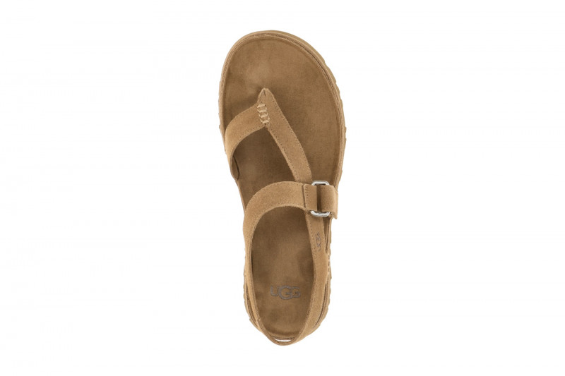 UGG Goldengaze Toe Post Zehentrenner Sandale braun 1175134