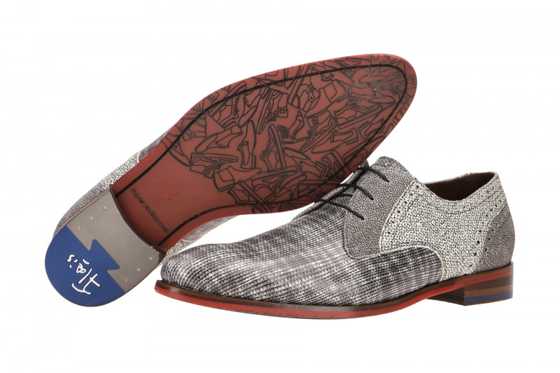 Floris van Bommel Schuhe dunkelgrau 18107